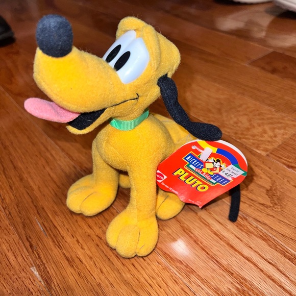 PLUTO Dog Plush Stuffed Toy with Tags 7" Collectible MIckey Mouse Disney Mattel - Picture 1 of 4